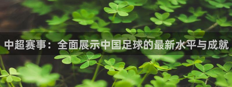中超赛事：全面展示中国足球的最新水平与成就