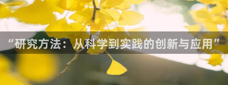 “研究方法：从科学到实践的创新与应用”